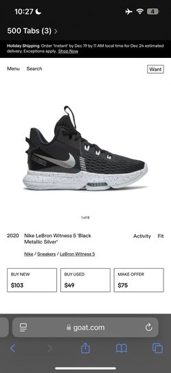 LeBron 5 Witness Black/Gray