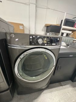 GE Front Load Dryer Gray