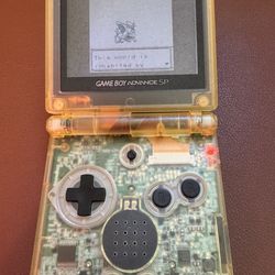 GAMEBOY ADVANCE SP CLEAR SHELL