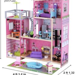 Kidkraft Doll House In Great Conditions 