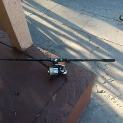 Carp fishing Rod It's in good 12 feet Long 15 lb line Drag real everything is good pole is good the eyes of the Rod is goodcondition rod 