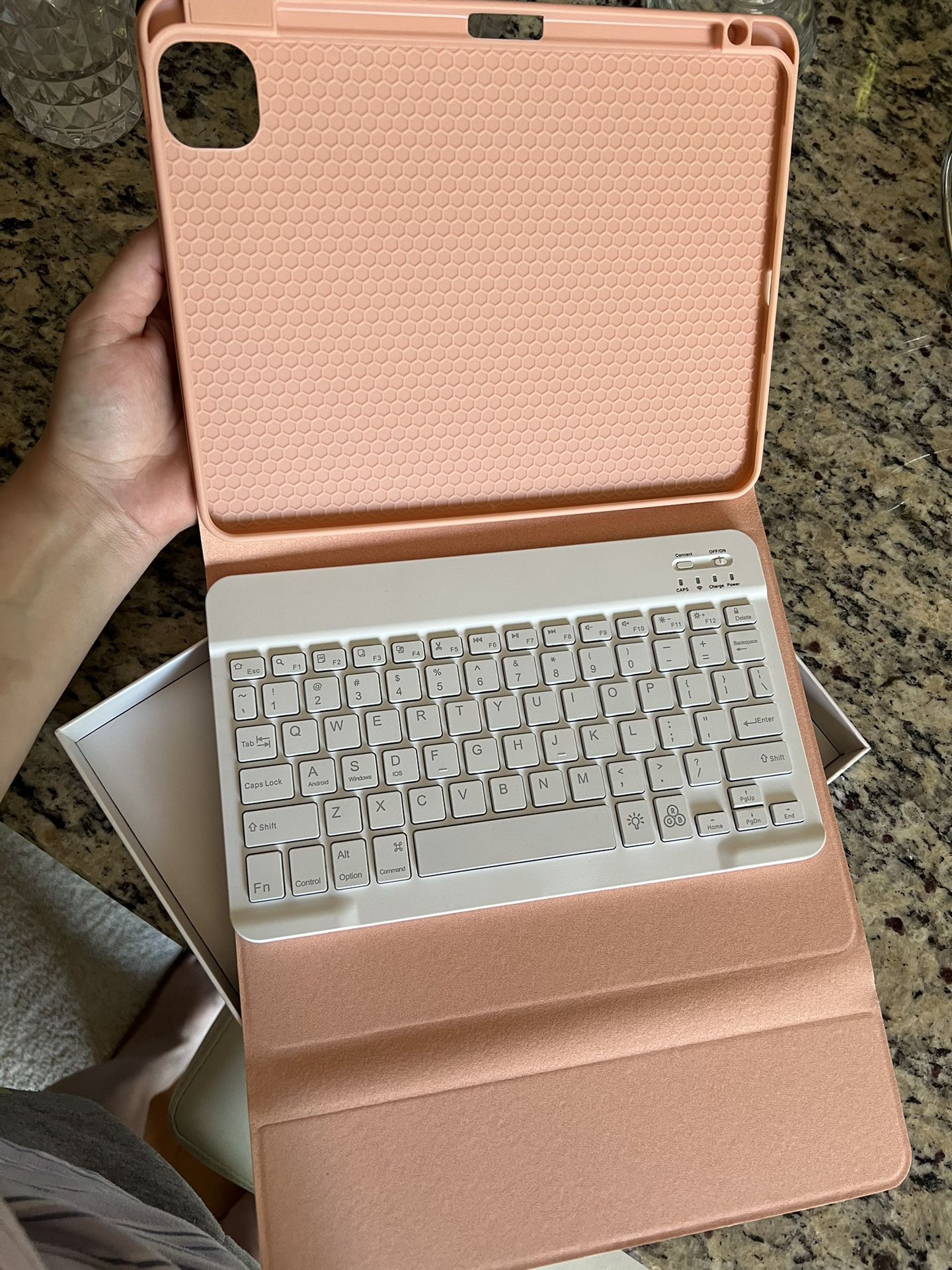 Pink iPad Pro Keyboard Case 