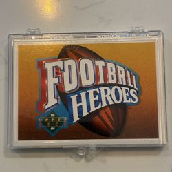 1991 Upper Deck Football Joe Montana Heroes Complete Set 1-10