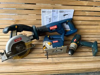 Ryobi Cordless Tool Set (no battery)