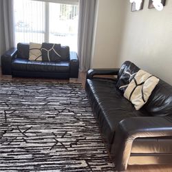Top Grain Leather Sofa And Loveseat