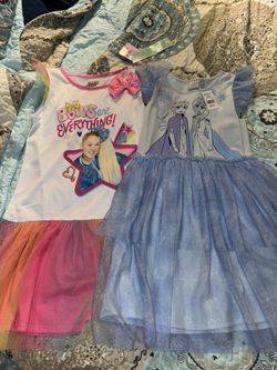 New Disney Frozen Elsa Anna Jojo Siwa Tutu Dresses