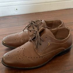 Boys Dressy Shoes Brown