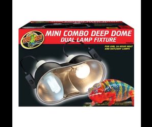 Reptile dual lamp fixture