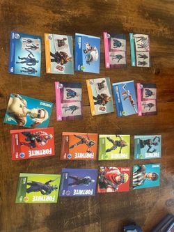 18 Fortnite Trading Cards character cards Epic Games Panino Video Game character cards gamer
