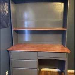 Solid Wood refinished Desk