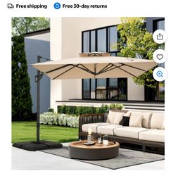 New Outdoor Umbrella With Tag 