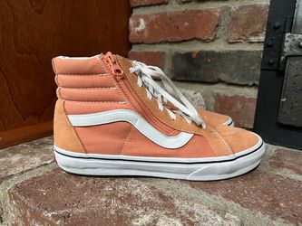 Van’s Orange Hi-Top Shoes, US Juniors Sz 7