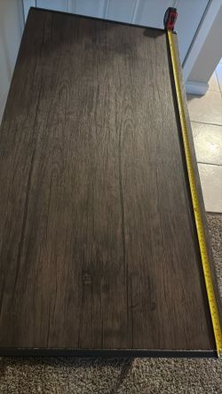 table top wooden metal frame!