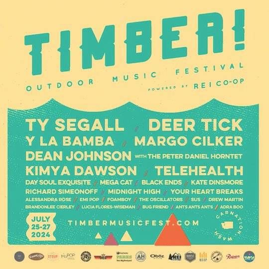 Timber Music Festival (Carnation 7/25-27) Weekend Passes(2)