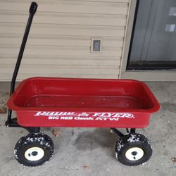 Radio Flyer Big Red Classic Atw Metal Wagons Compared To $140