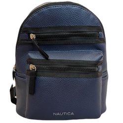 Blue Black Mini Backpack