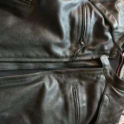 Milwaukee Leather Men's Long Body Vented Black Leather Jacket 