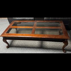 coffee table with 2 side tables