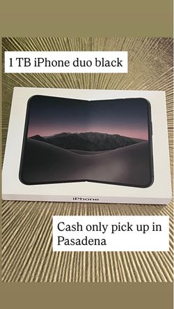 iPhone duo 1 TB BLACK