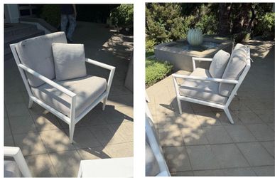 Luna Outdoor Lounge Chairs (Pair)