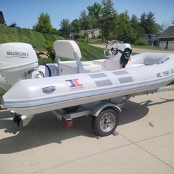 Dinghy/tender: Inmar 12'  With 30hp Suzuki Motor, Trailer And Cover