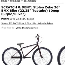 Stolen Zeke 26 Purple And Silver