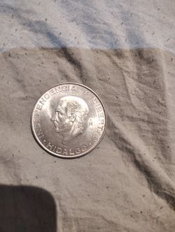 Moneda Hidalgo Chica De Plata $40
