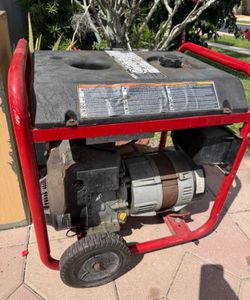 Porter Cable 5250 Watt Portable Generator, Gas Powered,