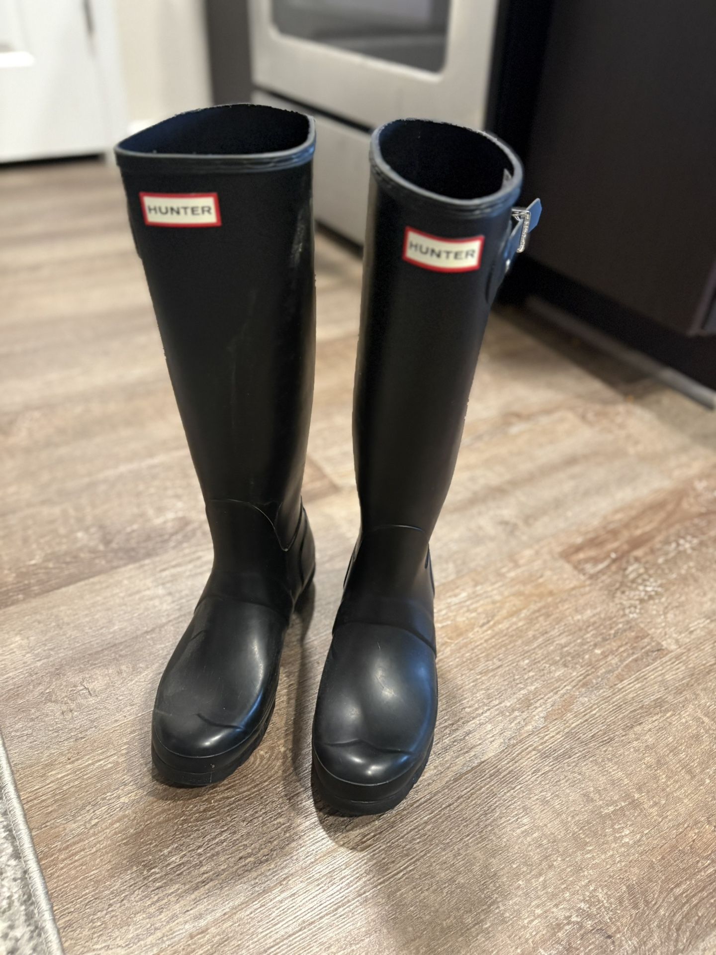Classic Tall Hunter Rain Boots (Black)