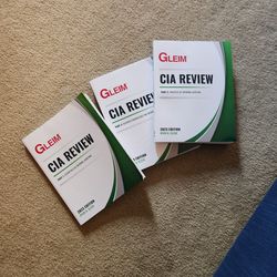 GLEIM CIA Exam Prep Books