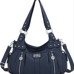 Angelkiss Large Purse Faux Leather for Women