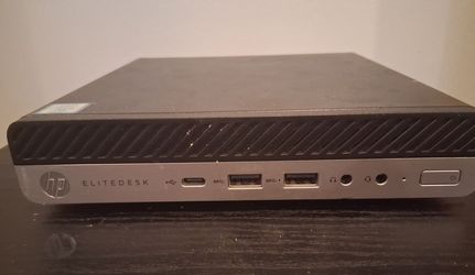 HP EliteDesk 800 G5 Mini PC computer — i5-9600T — 8GB RAM / 256GB SSD
