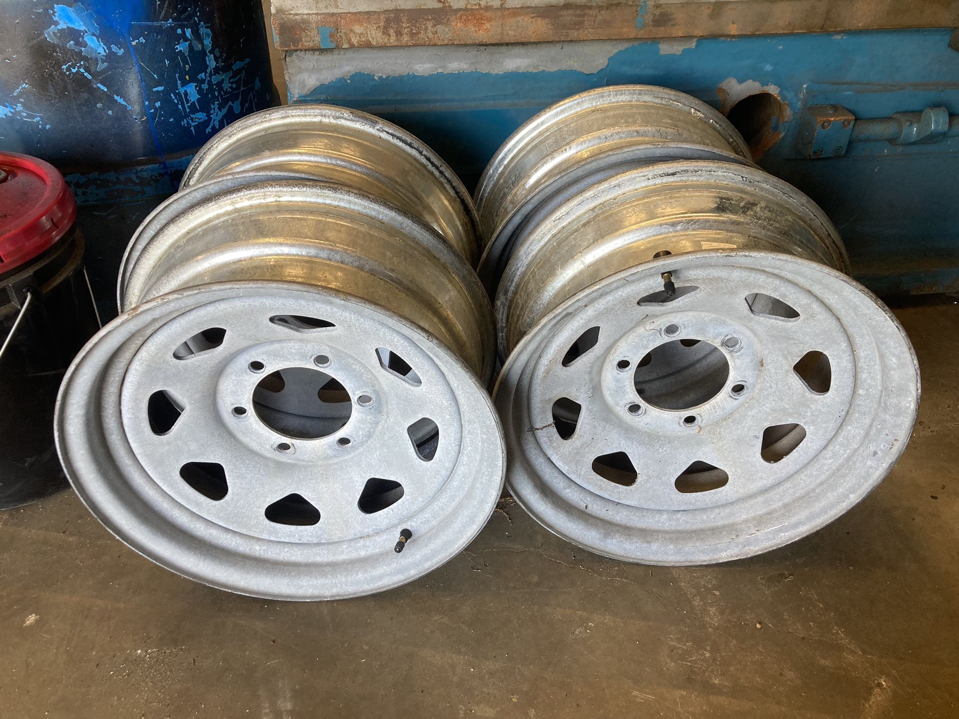 Galvanized Boat Trailer Wheels
