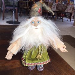 Vintage Katherine’s Collection Wizard Christmas Figurine Ornament