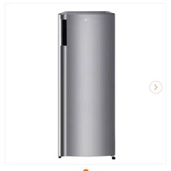 Freezer Refrigerator with Inverter Compressor & Pocket Handle in Platinum Silver