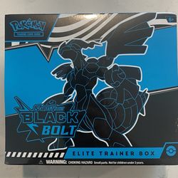 Black Bolt Elite Trainer Box Pokemon 