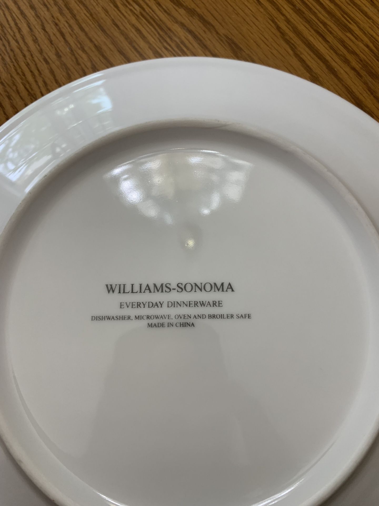 William Sonoma everyday dinnerware
