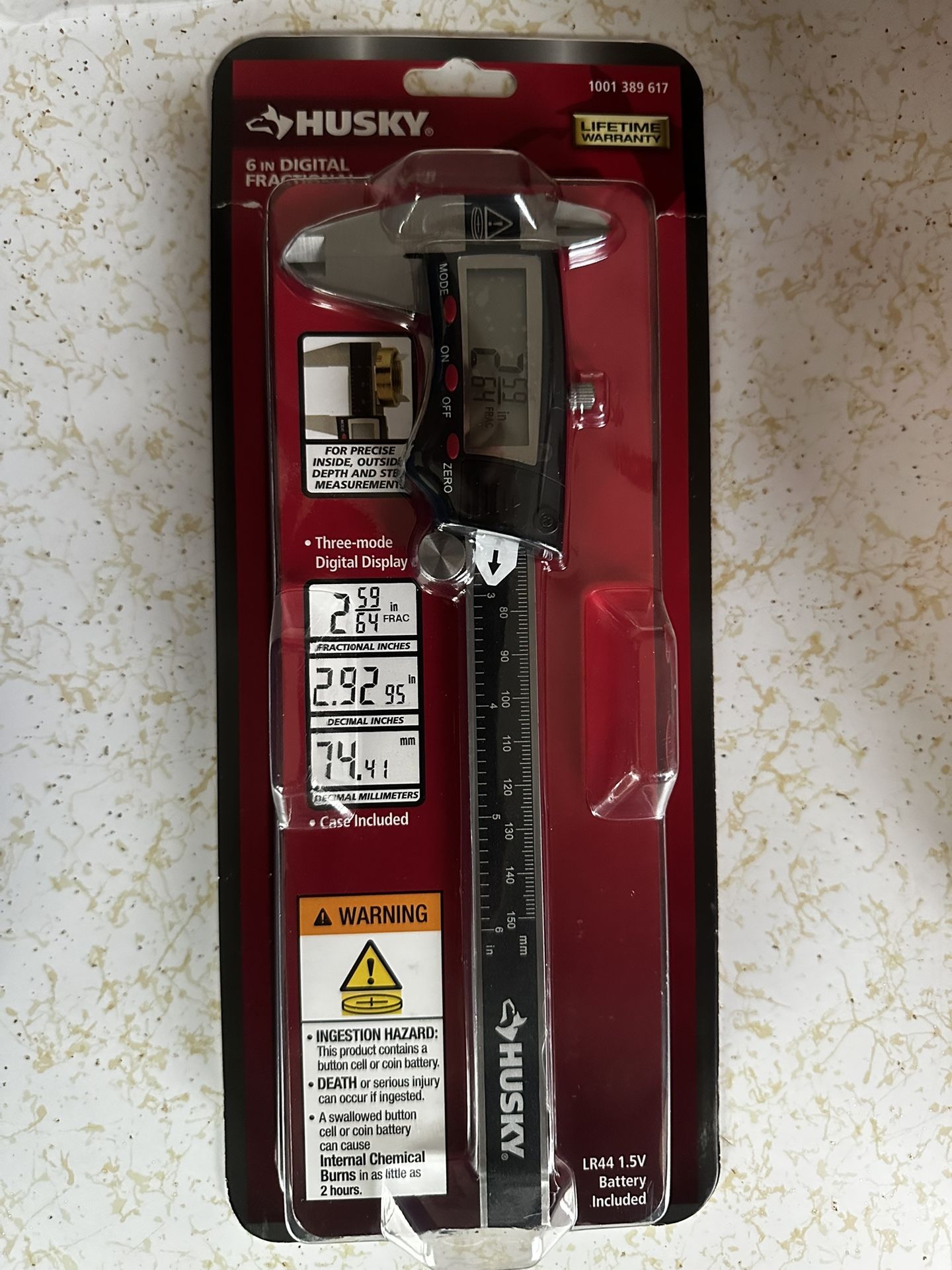 Husky 6inch 3 Mode Fractional Caliper