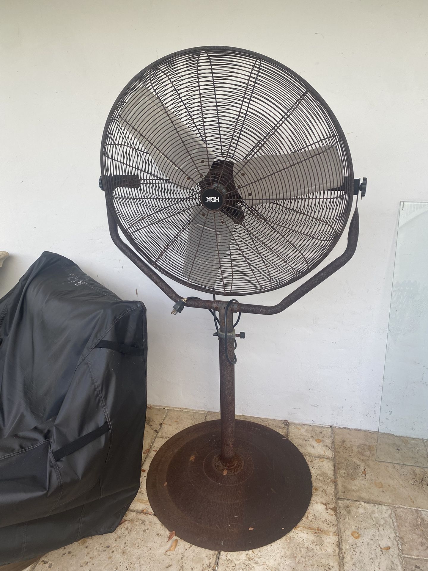 Large Industrial Metal Pedestal Fan