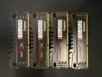 Kingston HyperX Beast 32GB (4x8GB) DDR3-2400 RAM Gaming Memory