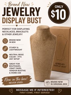✨ Brand New Jewelry Display Bust ✨