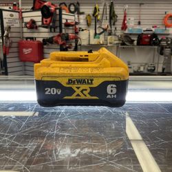 DEWALT XR 20V BATTERY 6AH 