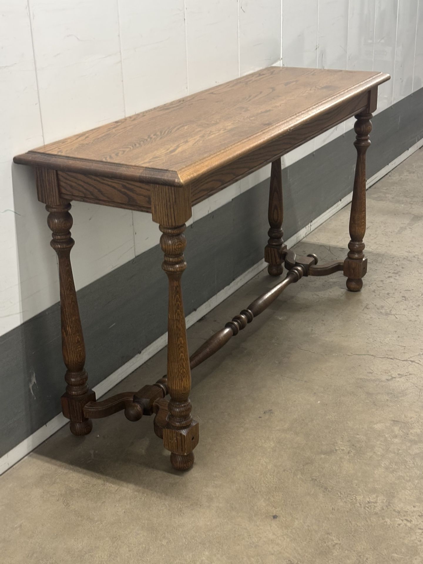 Vintage Sturdy Solid Wood Side Accent Table