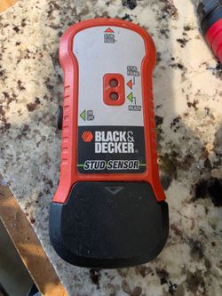 Black and decker stud finder.