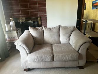 Tan Love Seat