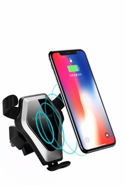 car vent gravity charger with fast charge wireless