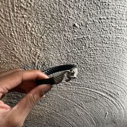 Black Python Grip Bracelet – Silver Snake Clasp