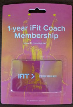 1 year iFit coach membership