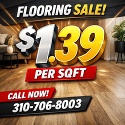 VINLY SPC FLOORS $1.39 ANY COLOR
