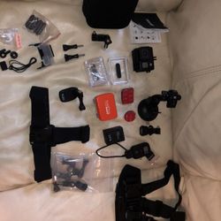 GoPro Hero 3+ with accessories